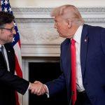 ‘Opening Pandora’s Box’: Mike Johnson backs Trump after warning White House about deal with Democrats