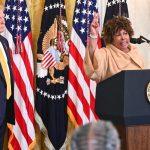 Grandmother tells Trump critics to ‘get off the man’s back’ during White House Black History Month event