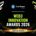 CoinGape Announces Web3 Innovation Awards 2026, Nominations Open